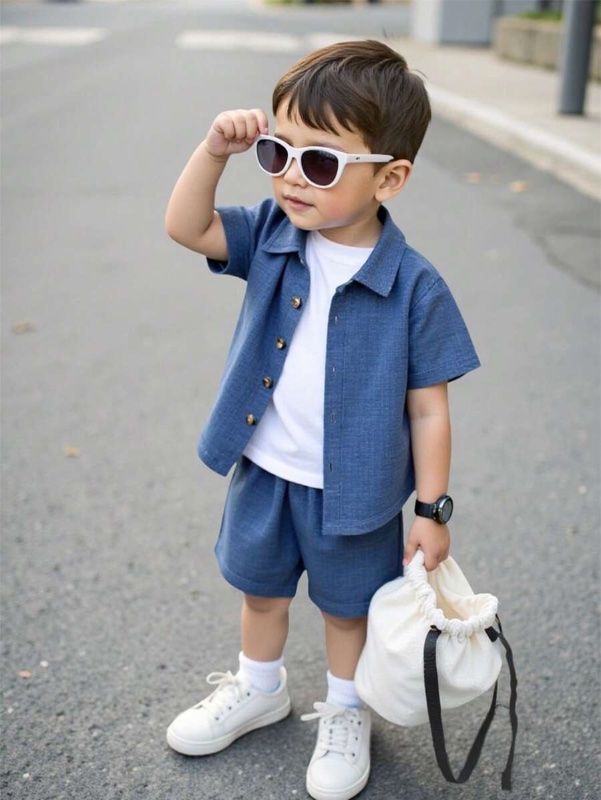 Conjunto 2 piezas azul